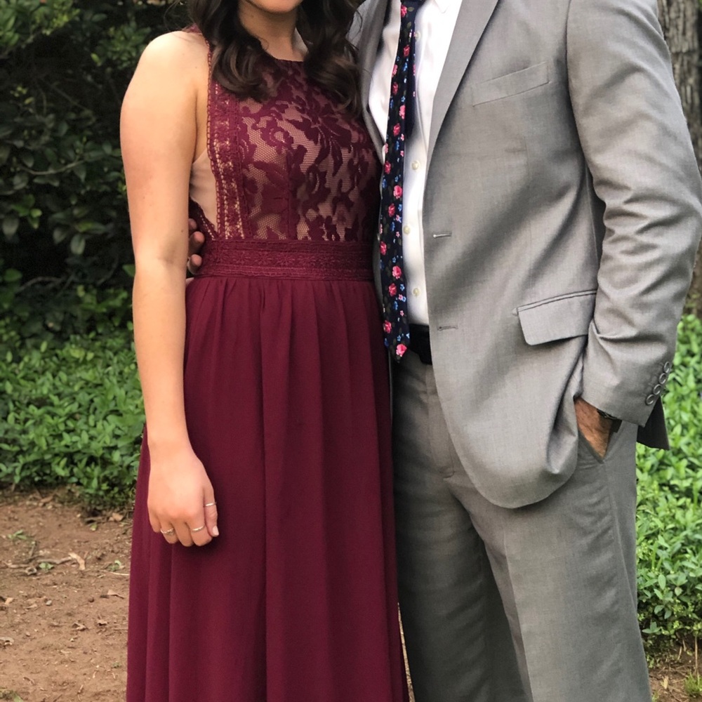 Lulus Garnet Maxi Dress - Picture 2 of 2